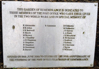 Dumleton Hall War Memorial