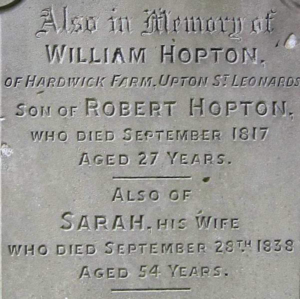 Hopton Family Memorial