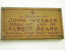 Cromhall Memorial Plaque